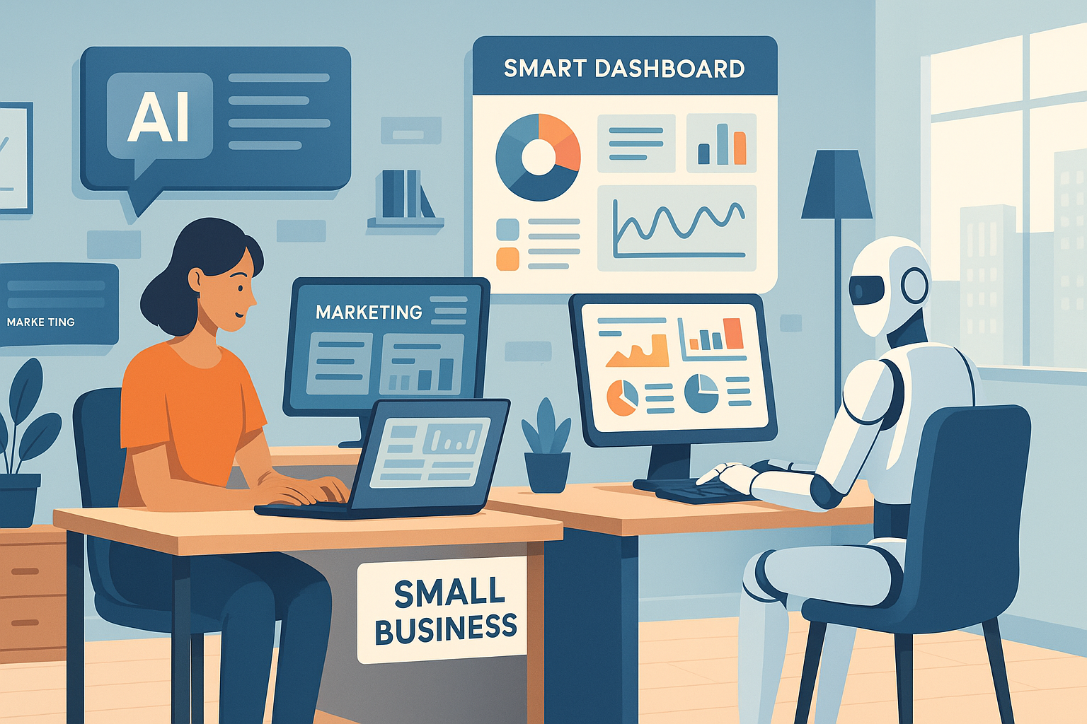 AI for small businesses managing customer analytics in 2025