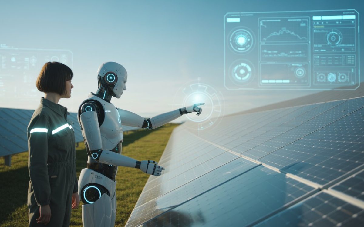 AI solar panel optimization machine learning